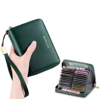 Women&#39;s Long Zipper Wallet Genuine Leather Wallets for Women RFID Blocking Clutch Bag Credit Card Holder Bag Purses Wallet Men