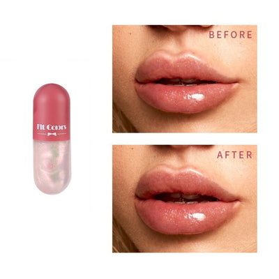 1pcs Ginger Lips Gloss Oil Moisturizing Reduce Lip Fine Lines Care Essence Serum Long Lasting Makeup Liquid Lipsticks Cosmetic