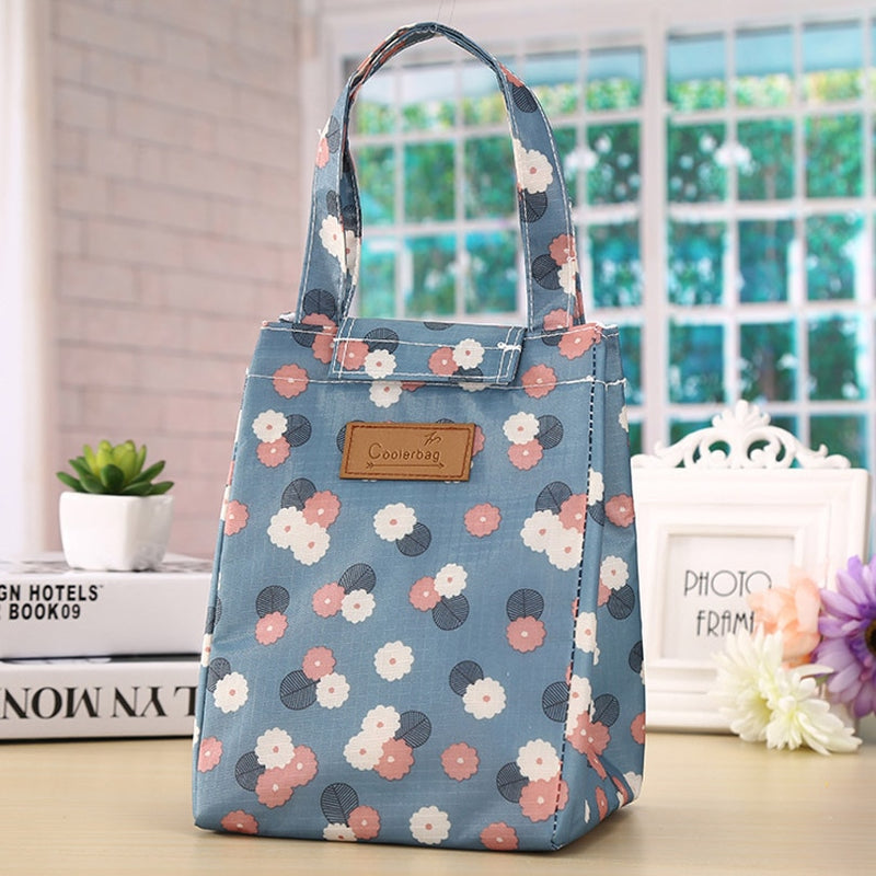 Fashion Lunch Bag Insulated Thermal  Lovely Cat Multicolor Breakfast Box Bags Women Portable Hand Pack Picnic Travel Products