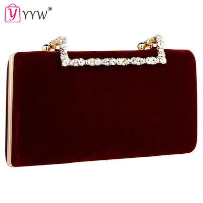 Flannelette Clutch Bag Elegant Luxury Women Bag Shoulder Handbags Ladies Wedding Party Pouch Evening Clutch Bags bolsa feminina