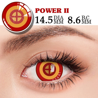 UYAAI 2pcs Halloween Colorful Contact Lenses Anime Cosplay Eye Lenses multicolored lenses Lenses White Black Red Lenses